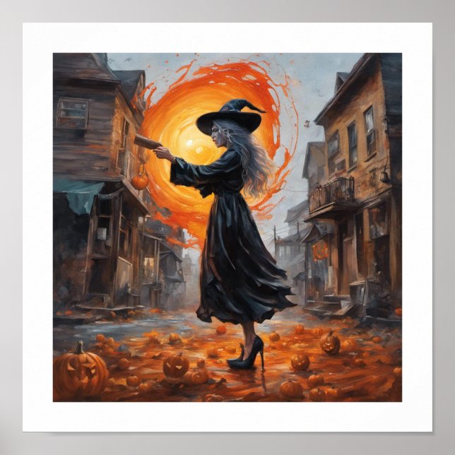 Poster de Bruxa de Casting Ortográfico (Frente)