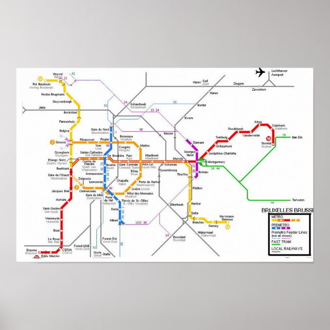 Poster de Bruxelas (Frente)