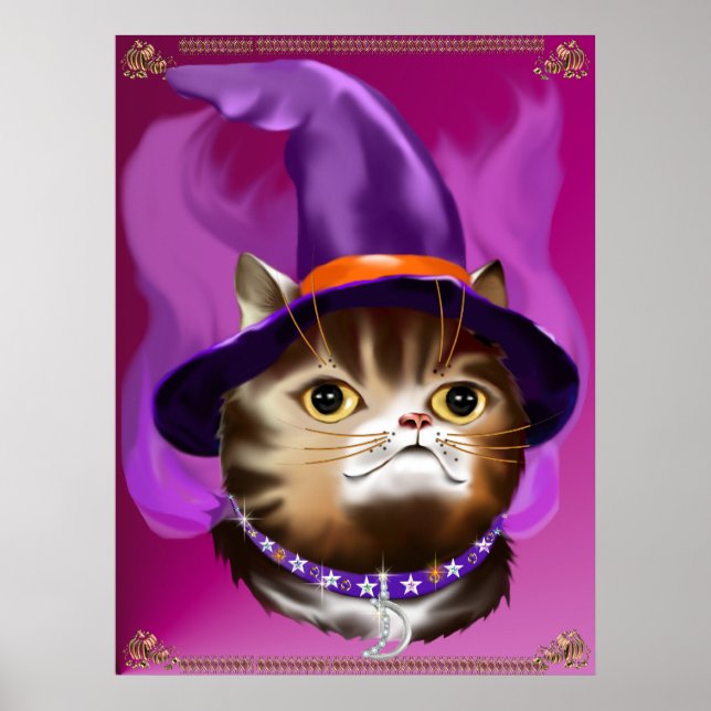 Poster de Bruxo de Gato (Frente)