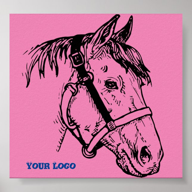 Poster de Cabeça de Cavalo (Frente)