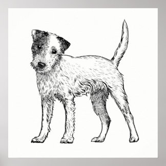 Poster de Cachorro / Wall Art Jack Russell Terrier