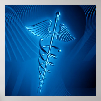 Poster de Caduceus Azul