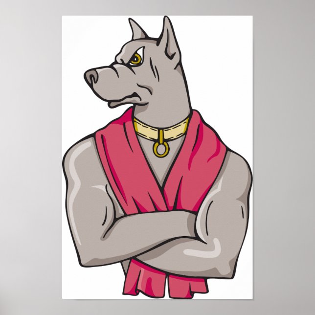 Poster de Cães Esportivo (Frente)