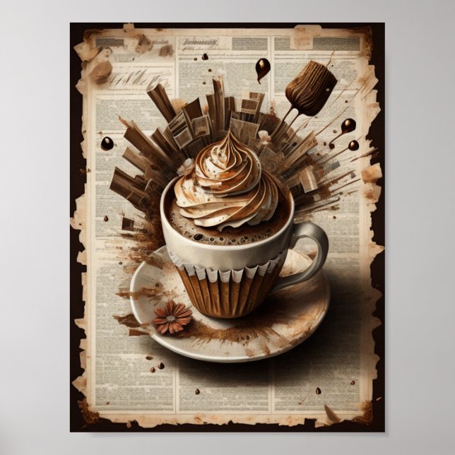 Poster de café (Frente)