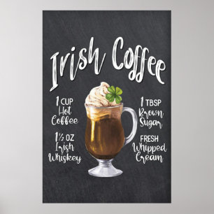 POSTER DE CAFÉ IRLANDÊS