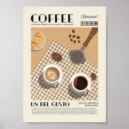 Poster de Café Personalizado | Matte Giclée Impres