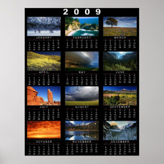 poster de Calendário 2009