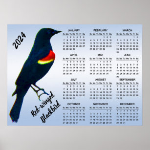 Poster de Calendário de Blackbird 2024
