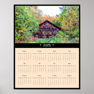 poster de Calendário de Muro de outono 2025