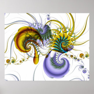 Poster de camarão cromático