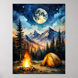 Poster de campismo