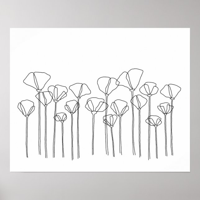 Poster de Campo de Poppy (Frente)