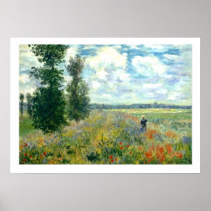 Poster de campo de preenchimento monet 28x20