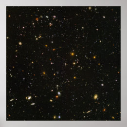 poster de Campo Ultra Profundo do Hubble HUDF (máx