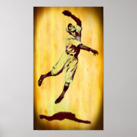 Poster de Campos de Baseball Vintage
