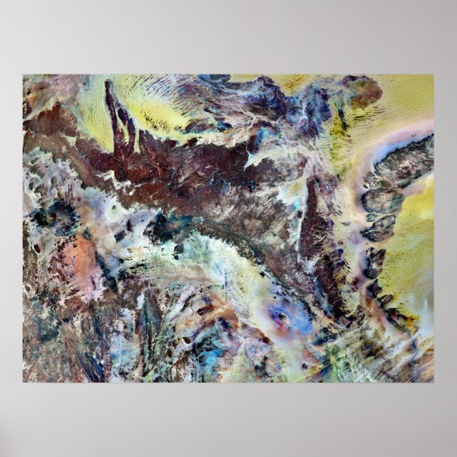 Poster de Canvas de Aquarela (Frente)