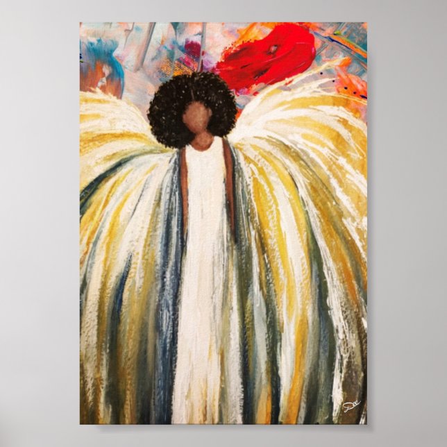 Poster de Canvas de  do Guardian Angel Premium (5x (Frente)