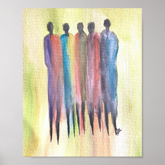 Poster de Canvas Premium do KINGSMEN (8x10) (Frente)