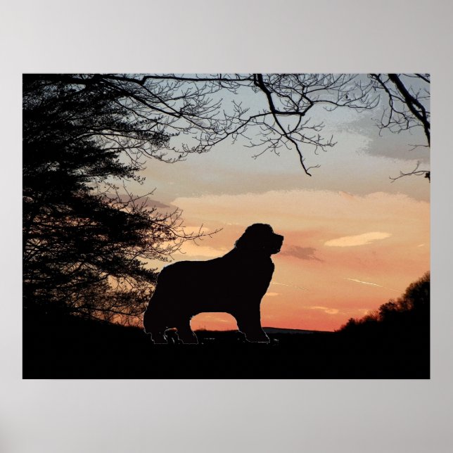 Poster de cão da Terra Nova (Frente)