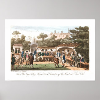 Poster de Caricaturas Antecipadas Da Impressão Da