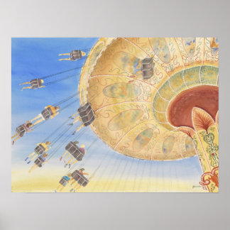 poster de carona de diversão