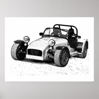 Poster de carro Caterham