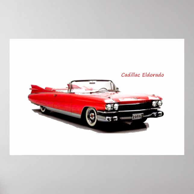 Poster de carro clássico (Frente)