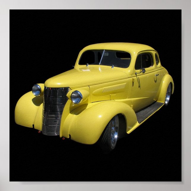 Poster de carro clássico (Frente)