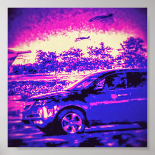 Poster de carro legal