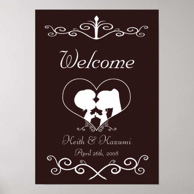 Poster de casamento feliz (Frente)