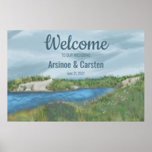 Poster de Casamento Pintado à Sede