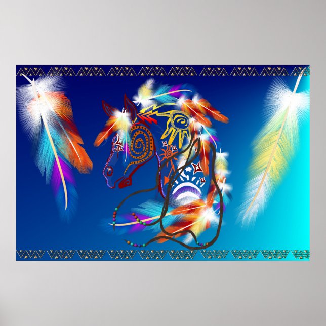 Poster de Cavalo Brito (Frente)