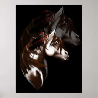 Poster de Cavalo com Couro
