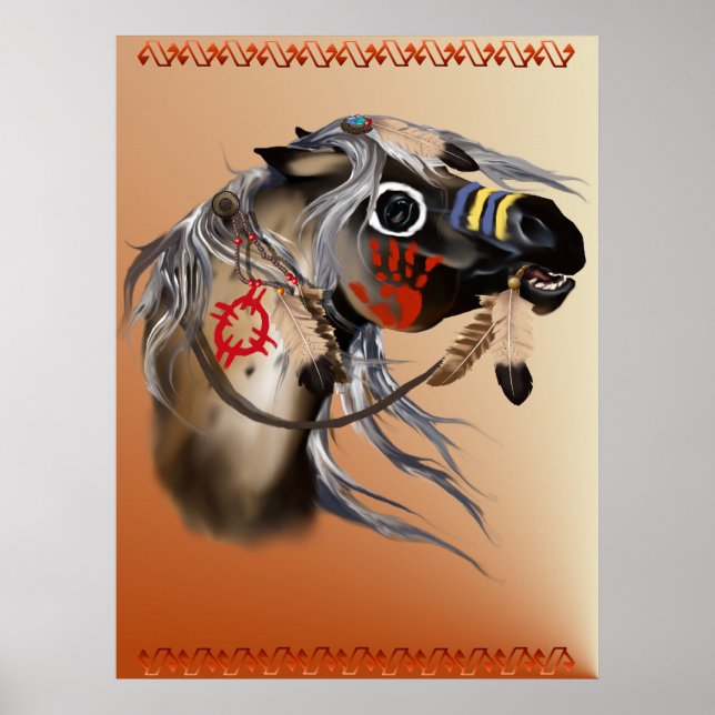 Poster de Cavalo de Guerra (Frente)