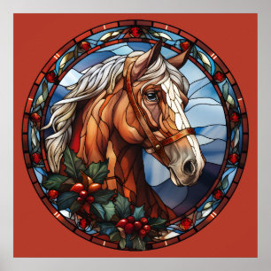 Poster de Cavalo de Natal