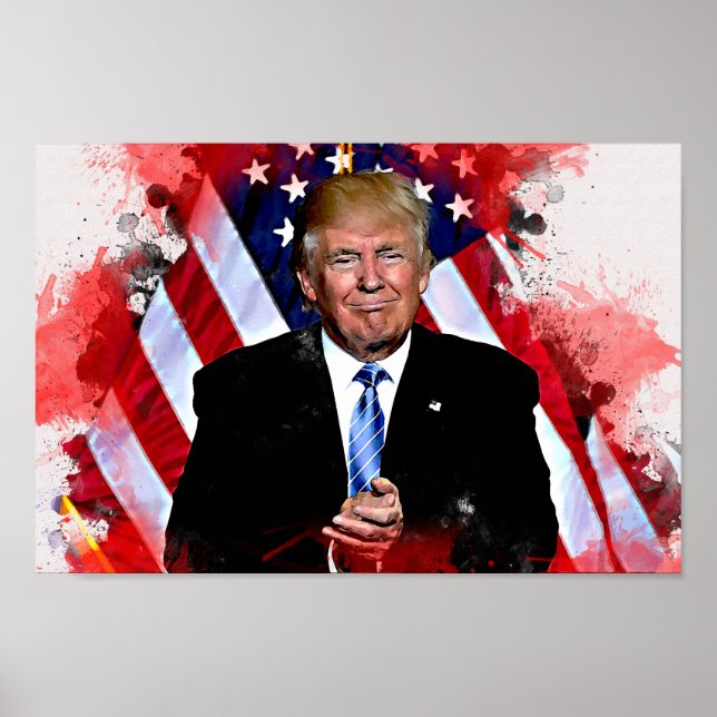 Poster de Celebração de Donald Trump (Frente)
