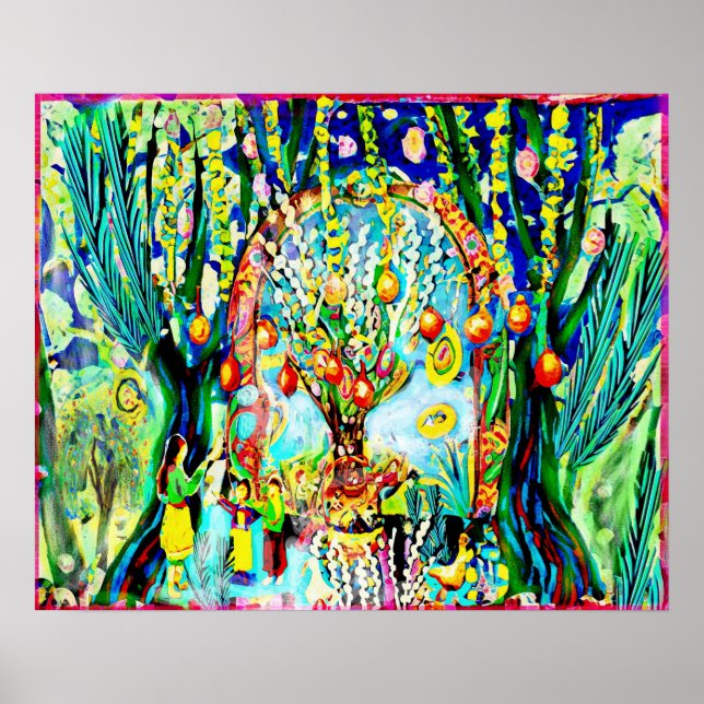 Poster de Celebração de Primavera de Arte Folclóri (Frente)