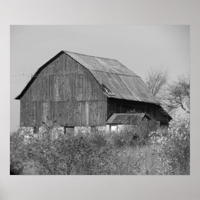 Poster de celeiro antigo (Frente)