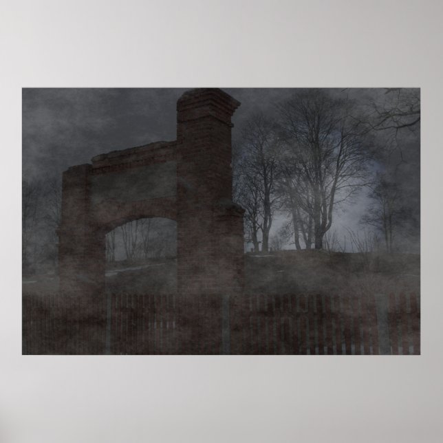 Poster de Cemitério Antigo (Frente)