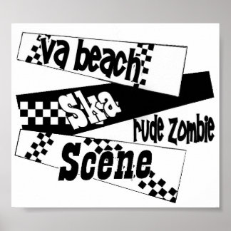 Poster de cena de Rude Zombie ska