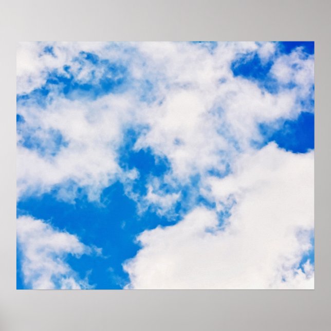 Poster de céu e nuvens (Frente)