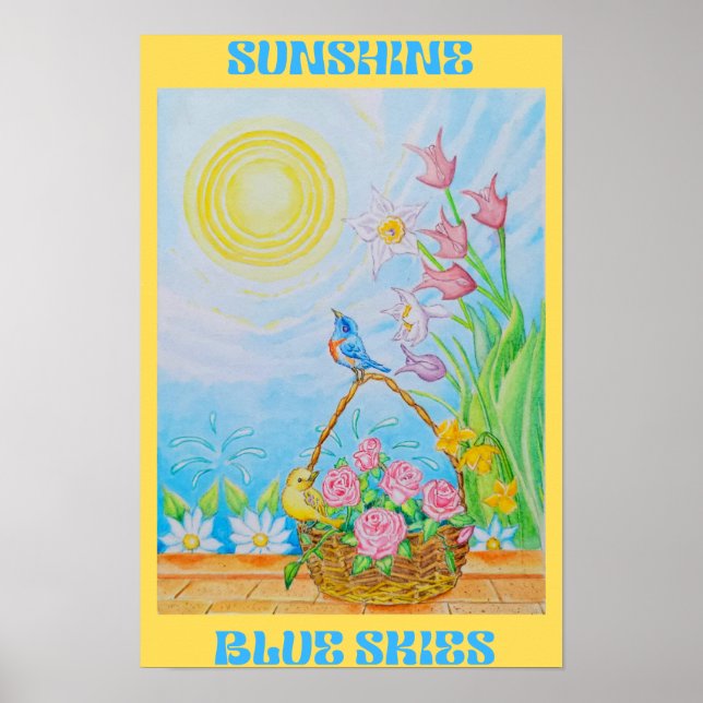 Poster DE CÉUS AZUIS SUNSHINE (Frente)