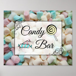 Poster de Chá de fraldas ou Casamento de Bar de