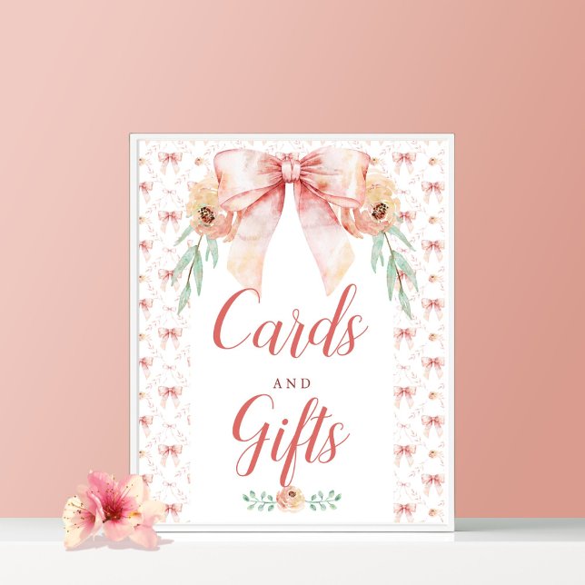 Poster de Chás de fraldas Arcos coquetes (Criador carregado)