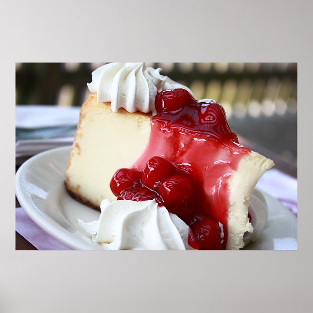 Poster de cheesecake (Frente)
