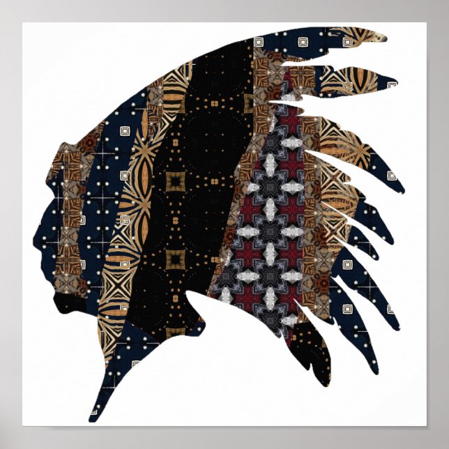 Poster de Chefe Americano Nativo (Frente)