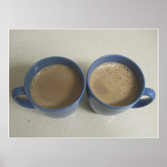 Poster de chocolate quente (Frente)