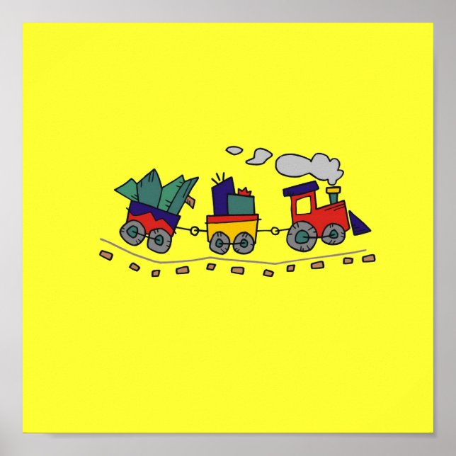 Poster de Choo Choo Train até 15x15 (Frente)