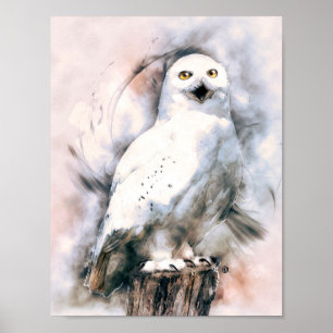 Poster de chouette vertical