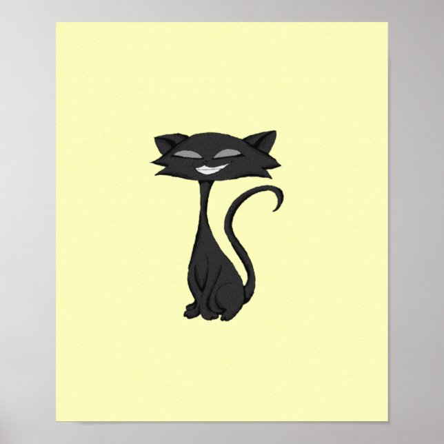Poster de Chuckling Gato Sleek (Frente)